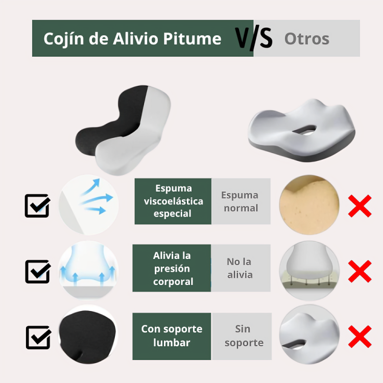 Cojín de Alivio Express + Guía GRATIS